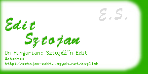 edit sztojan business card